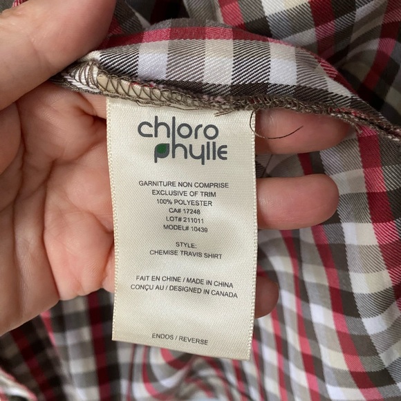 Chlorophyll Men's Shirt for Outdoors or Work - Picture 7 of 7